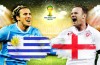 Gruppo D, Uruguay-Inghilterra: Chi perde va a casa