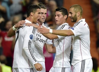 Ronaldo, Bale, James e Benzema